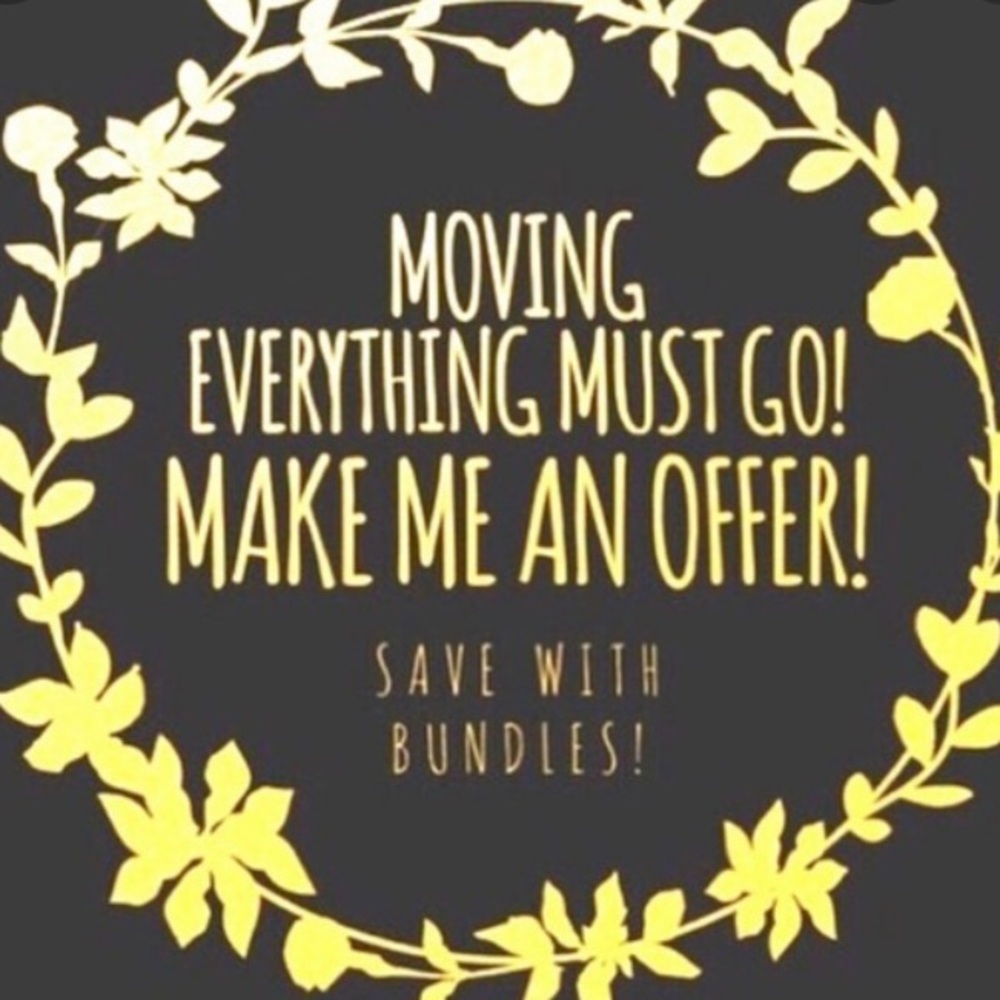Moving sale everything must go!